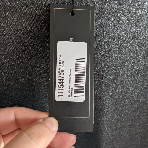 BCBGENERRATION Black metallic turtleneck top - Picture 6 of 11